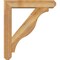 Ekena Millwork Funston Craftsman Rough Sawn Bracket w/ Offset Brace, Western Red Cedar, 6"W x 28"D x 32"H BKT0604X28X32FST04RWR - alternate 3